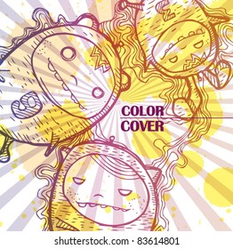 color cover. Vector Illustration