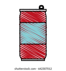 color crayon stripe cartoon soda can of drinks