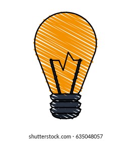color crayon stripe image cartoon halogen light bulb