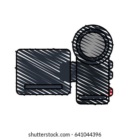 color crayon stripe image digital video camera device