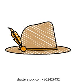 color crayon stripe image explorer hat with feather