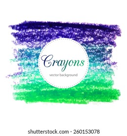 Color Crayons Strokes Background