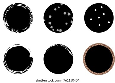Color Creative Circle Stamp  . Background