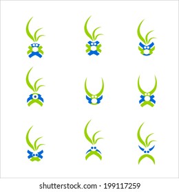 Color creative vector icons