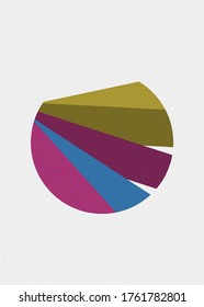 color Crossing lines generativeart style colorful illustration
