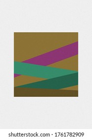 color Crossing lines generativeart style ilustración colorida