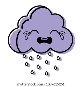 color crying natural cloud weather kawaii