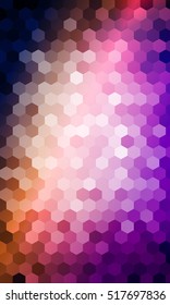 color crystal polygonal background. vector illustration. for design your presentation, brochure, wallpaper