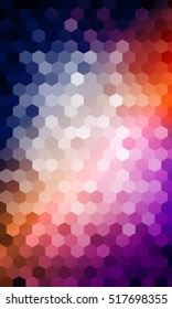 color crystal polygonal background. vector illustration. for design your presentation, brochure, wallpaper