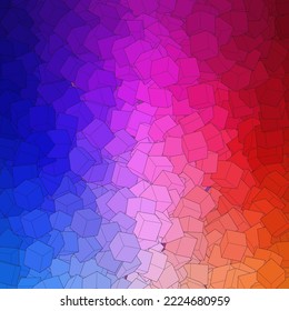 Color cube Geometric background. Template for presentation, advertising, banner.