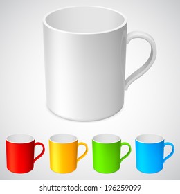 Color cups.