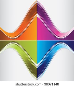 Color curve backgrounds