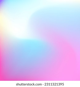 Color Curve Cold Liquid Vibrant Swirl Gradient Mesh. Bright Wavy Sky Dynamic Light Gradient Backdrop. Colorful Pink Pastel Multicolor Smooth Surface. Water Blurred Fluid Neon Vivid Wallpaper.