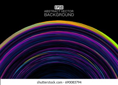 Color curve consisting of abstract background