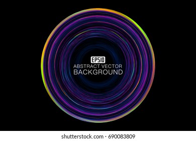 Color curve consisting of abstract background