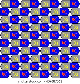 color cute cartoon symbol pattern vector
