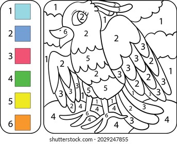 448 Colour by number parrot Images, Stock Photos & Vectors | Shutterstock