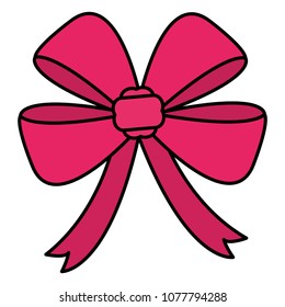 color cute ribbon bow accesory design