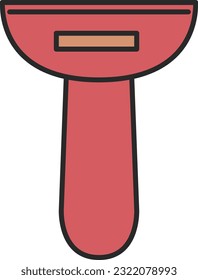 Color daily necessities illustration razor