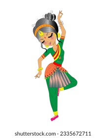 color dance image full vector