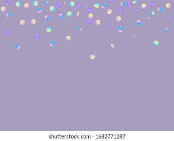 Color Decoration Confetti Texture. Confetti Backdrop. Rain Flying Card. Rainbow Invitation Banner.