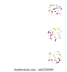 Color Decoration Rain Wallpaper. Splash Pattern. Dust Flying Texture. Color Effect Invitation.