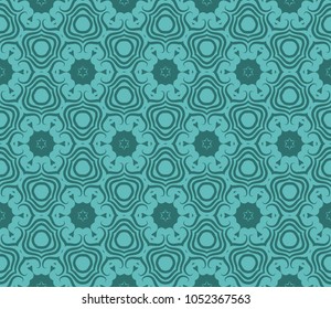 color decorative floral ornament. modern pattern. for interior design, textile, wallpaper. seamless vector illustration.