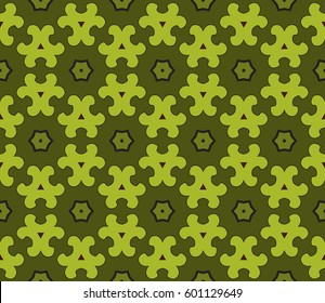 color decorative geometric floral pattern. seamless vector illustration. for wallpaper, invitation, fabric textile