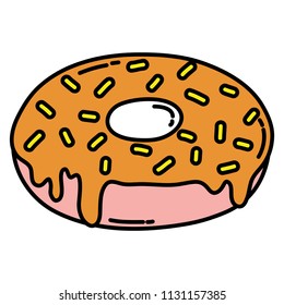 color delicious donut sweet bakery tasty