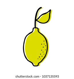 color delicious lemon fresh and organic fruit