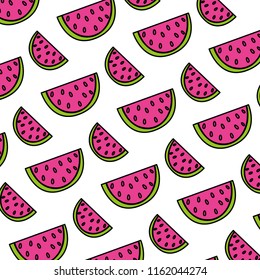 color delicious slice watermelon fruit background