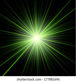 color design with a burst