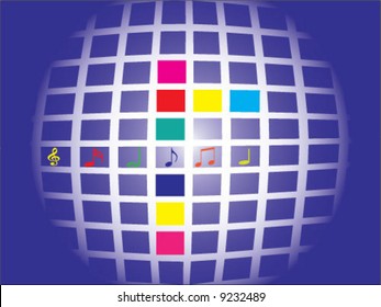 Color design element music