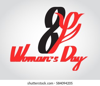 color design element for women's day. vector illustration