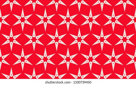 Color design geometric pattern. Seamless vector illustration red color.