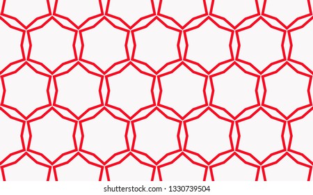 Color design geometric pattern. Seamless vector illustration red color.