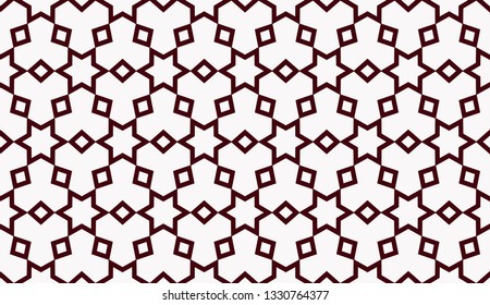 Color design geometric pattern. Seamless vector illustration red color.
