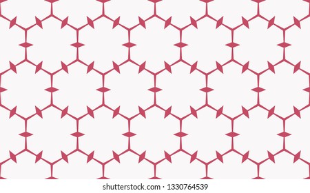 Color design geometric pattern. Seamless vector illustration red color.
