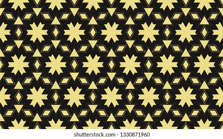 Color design geometric pattern. Seamless vector illustration yellow color.
