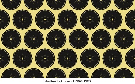 Color design geometric pattern. Seamless vector illustration yellow color.