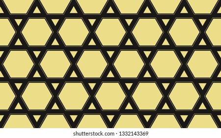 Color design geometric pattern. Seamless vector illustration yellow color.