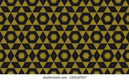 Color design geometric pattern. Seamless vector illustration yellow color.