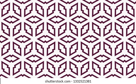 Color design geometric pattern. Seamless vector illustration red color.