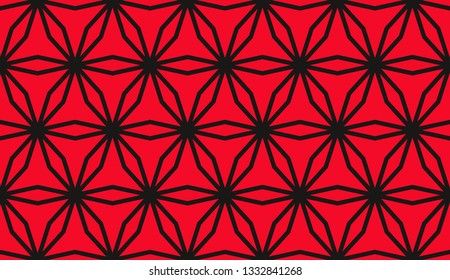 Color design geometric pattern. Seamless vector illustration red color.
