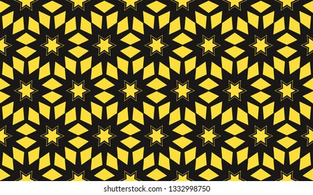 Color design geometric pattern. Seamless vector illustration yellow color.
