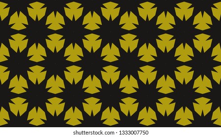 Color design geometric pattern. Seamless vector illustration yellow color.