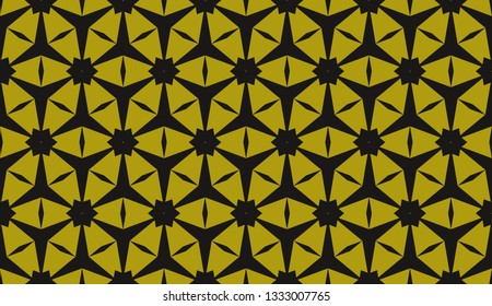 Color design geometric pattern. Seamless vector illustration yellow color.