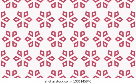 Color design geometric pattern. Seamless vector illustration red color.