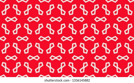 Color design geometric pattern. Seamless vector illustration red color.
