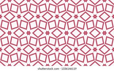 Color design geometric pattern. Seamless vector illustration red color.
